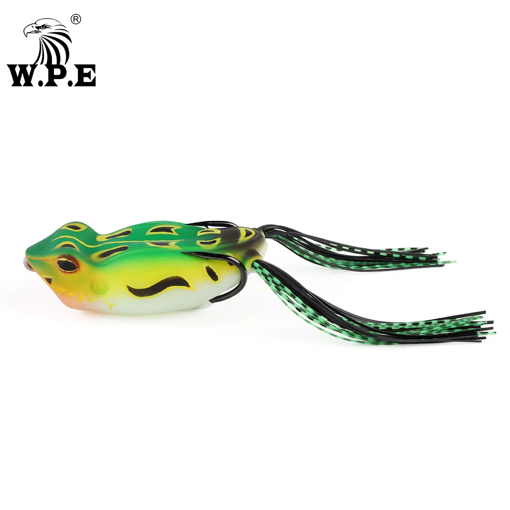 W.P.E Señuelo Rana 6,5cm para Lucio – Softbait Silicona - imagen 4