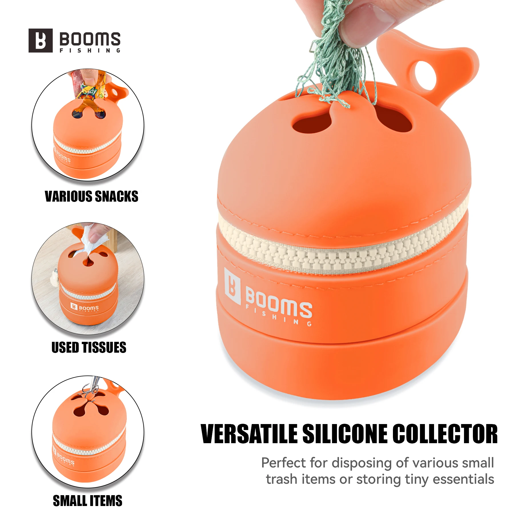Booms Fishing ST2 – Recogedor retráctil silicona residuos pesca - imagen 3