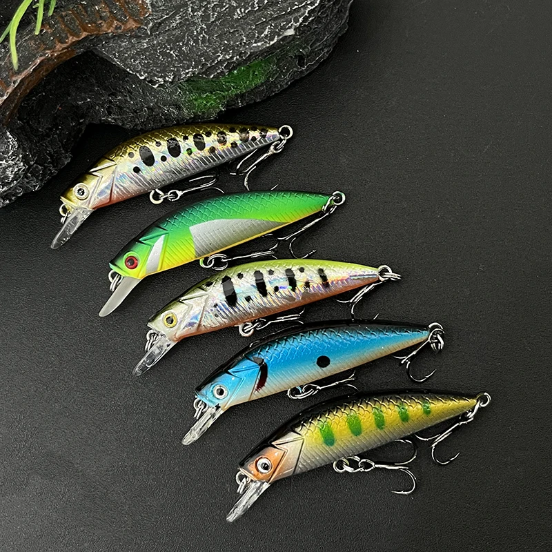 Minnow wobbler de perfil alargado