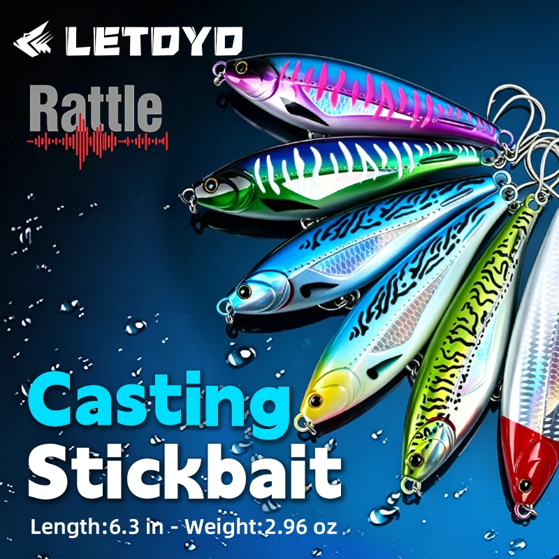 Señuelo LETOYO stickbait de 16 cm con hundimiento lento
