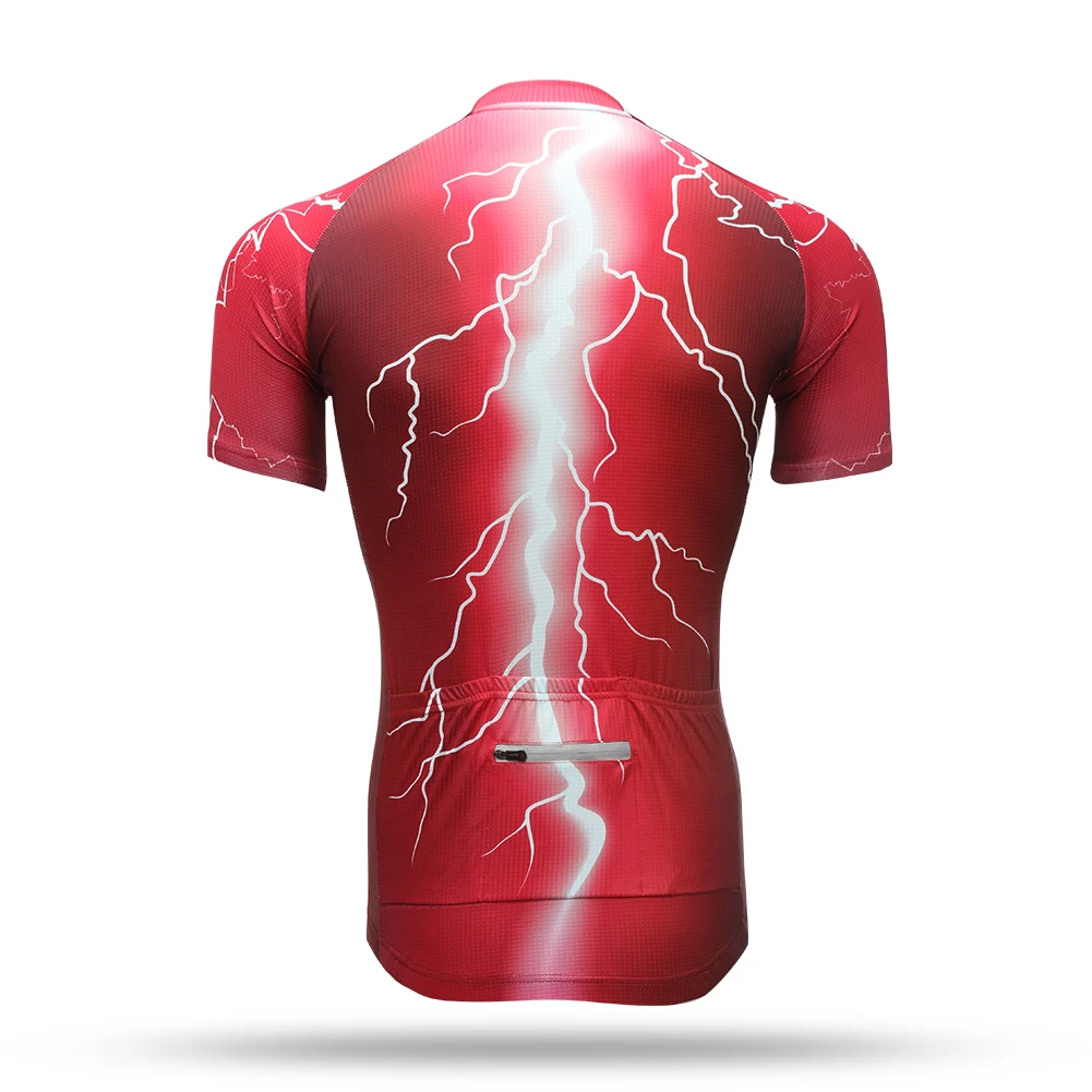 Jersey ciclismo hombre cremallera completa transpirable manga corta verano secado rápido - imagen 4
