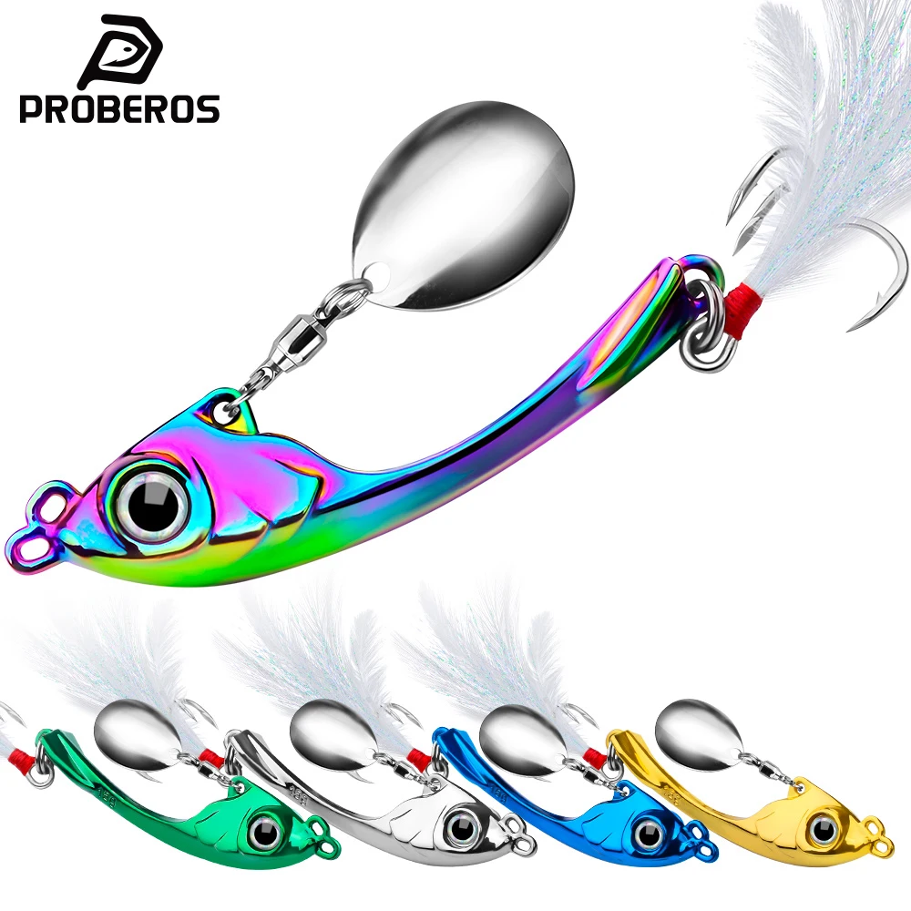 Proberos Spinner Bait con cuchara giratoria y lentejuela - imagen 5