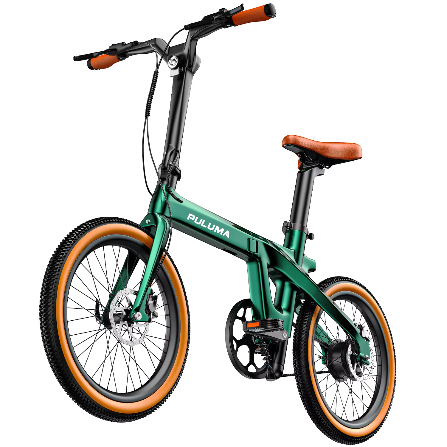 Bicicleta eléctrica plegable PULUMA PT20 – Fibra carbono ultraligera - imagen 2