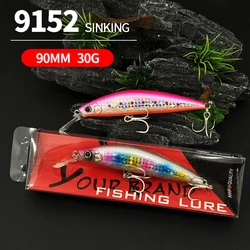 Señuelo Minnow hundimiento rápido wobbler jerkbait para lubina