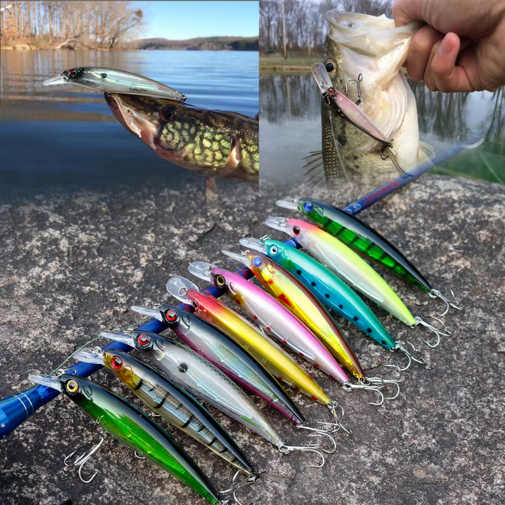 Sougayilang Crankbait Minnow – Señal duro para lubina - imagen 5