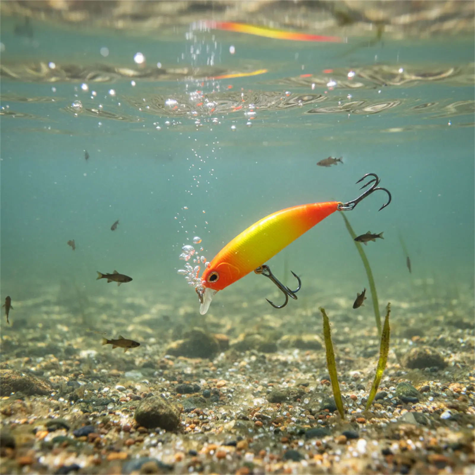 Minnow DKSHETOY en detalle, estilo realista