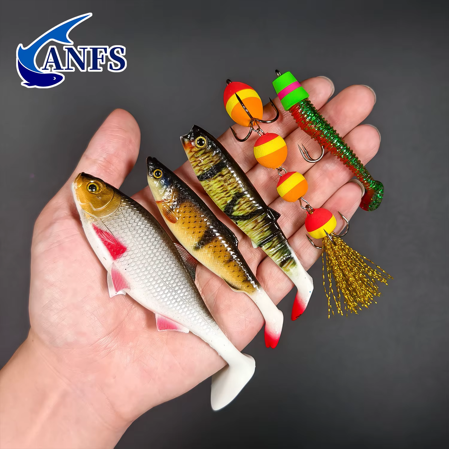 Set 15 Señuelos ANFS – Perca, Lucio y Carpa - imagen 4