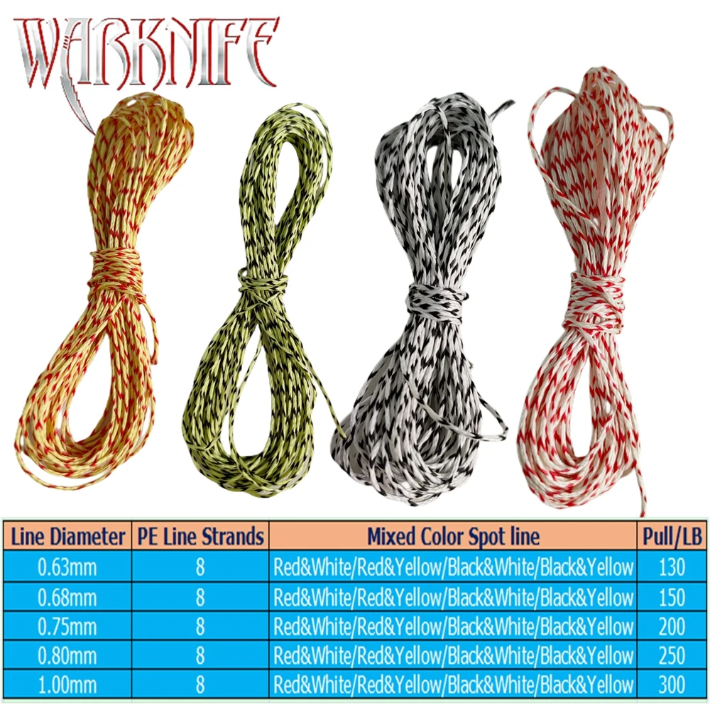 Warknife sedal trenzado PE para jigging de asistencia