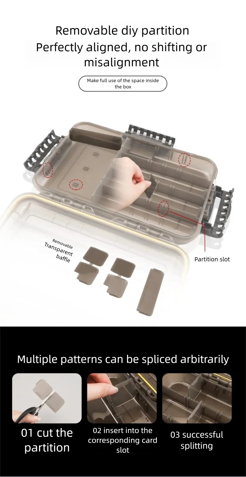 Caja impermeable y uso en el agua