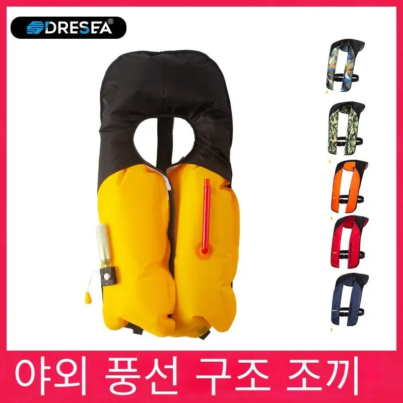 Chaleco salvavidas inflable automático profesional para pesca deportiva - imagen 4