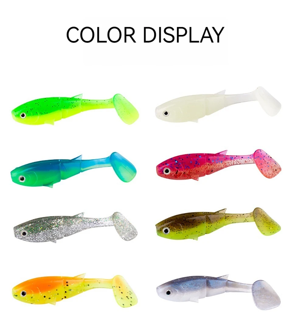Variedad de colores del paquete de seis señuelos
