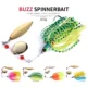 Spinnerbait doble Colorado con falda de silicona para lubina - imagen 5