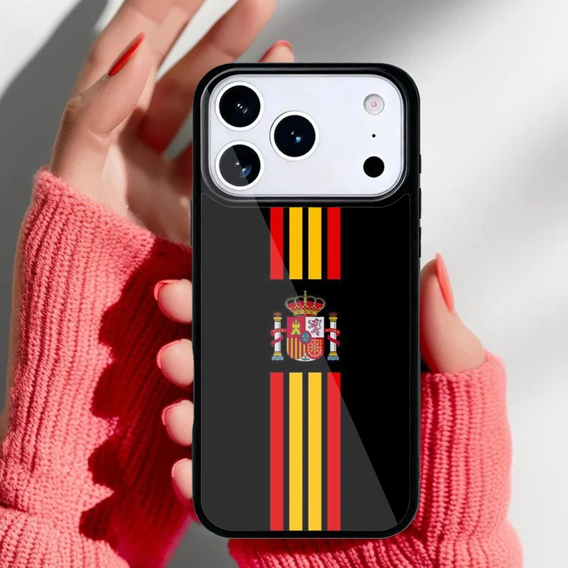 Vista trasera con bandera de España