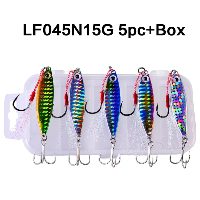 Proberos Señuelo Jigging hundimiento lento con ojos 3D y láser - imagen 3