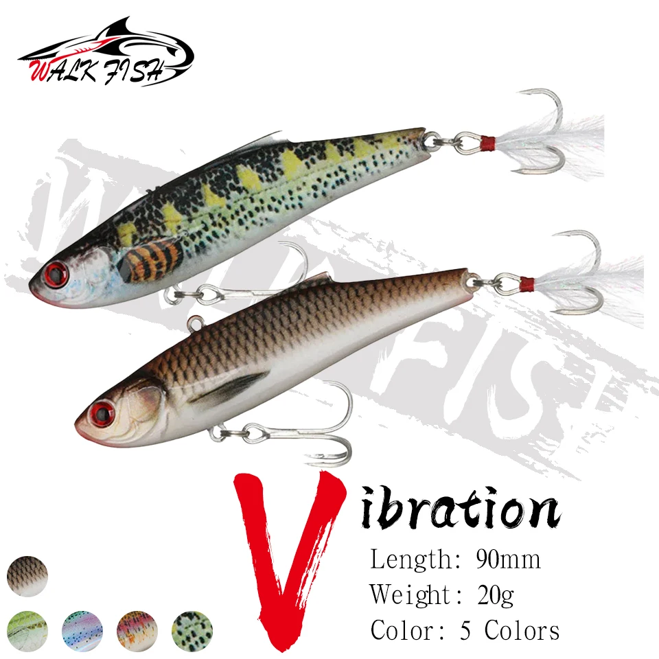 Señuelo VIB WALK FISH para lubina y trucha, cebo duro - imagen 2