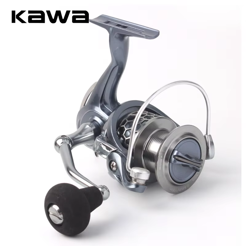 Kawa Carrete Spinning Hawk 9+1 - Cuerpo de grafito y rodamientos - imagen 2