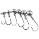 Señuelo Warbler cola rizada para perca, cebo suave, cabeza de plomo