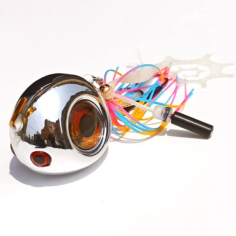 Kabura Jig Head con falda brillante deslizador para pargo - imagen 2