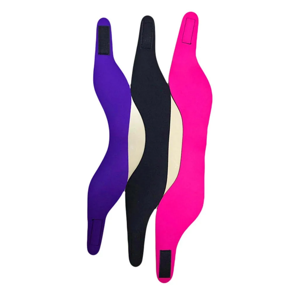 Diadema natación ajustable neopreno impermeable con tapones para oídos - imagen 4