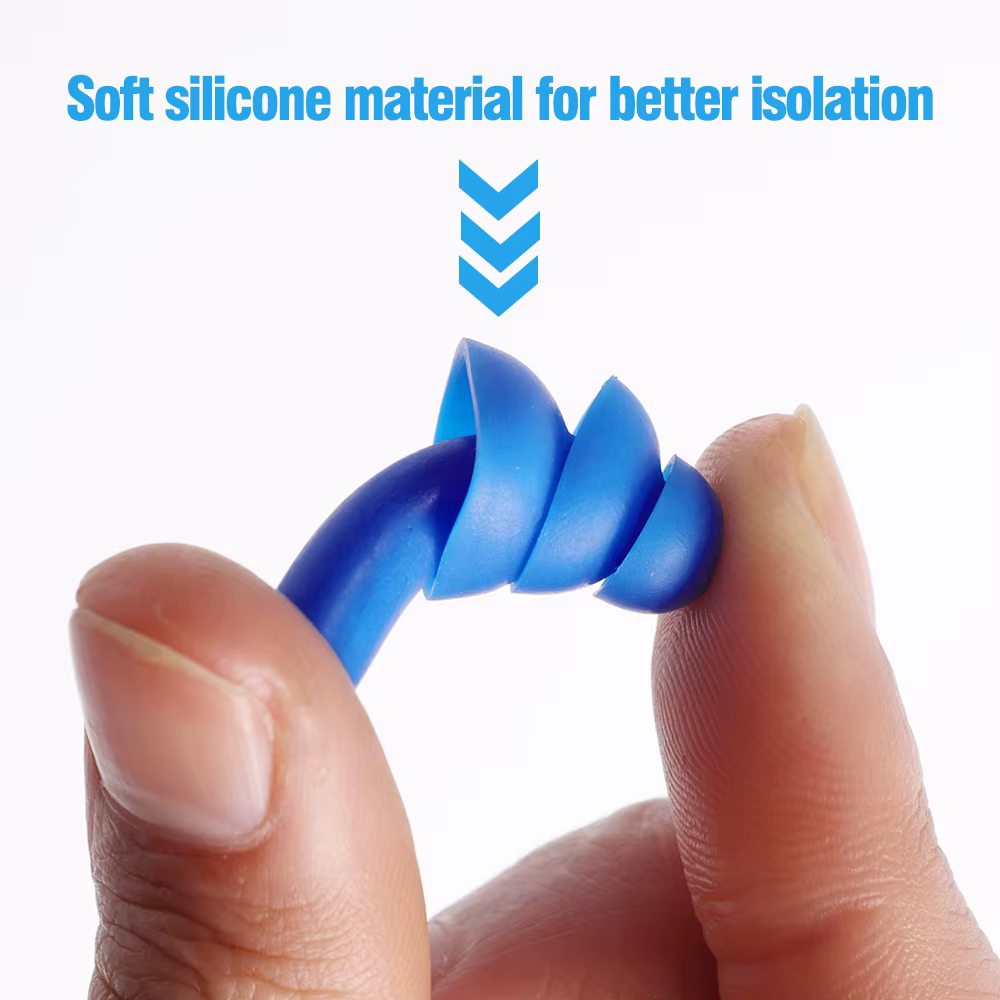 Tapones silicona impermeable reutilizables – Protección auditiva para agua - imagen 3