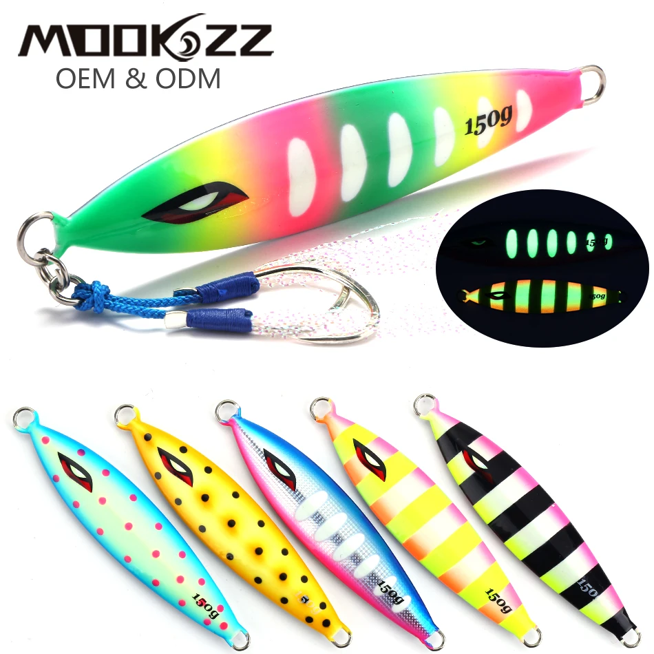 MOOKZZ Metal Jig Lento – Señuelo profesional para pesca