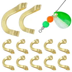 Horquillas de cobre para señuelos - cuchillas de cucharas giratorias