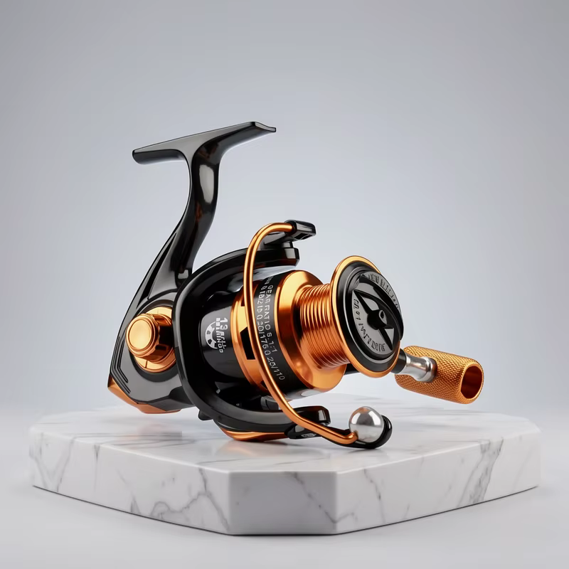 Carrete de spinning 6000 con cuerpo metálico para agua dulce - imagen 4