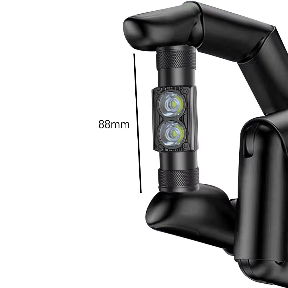 Linterna frontal LED recargable doble modo – pesca nocturna