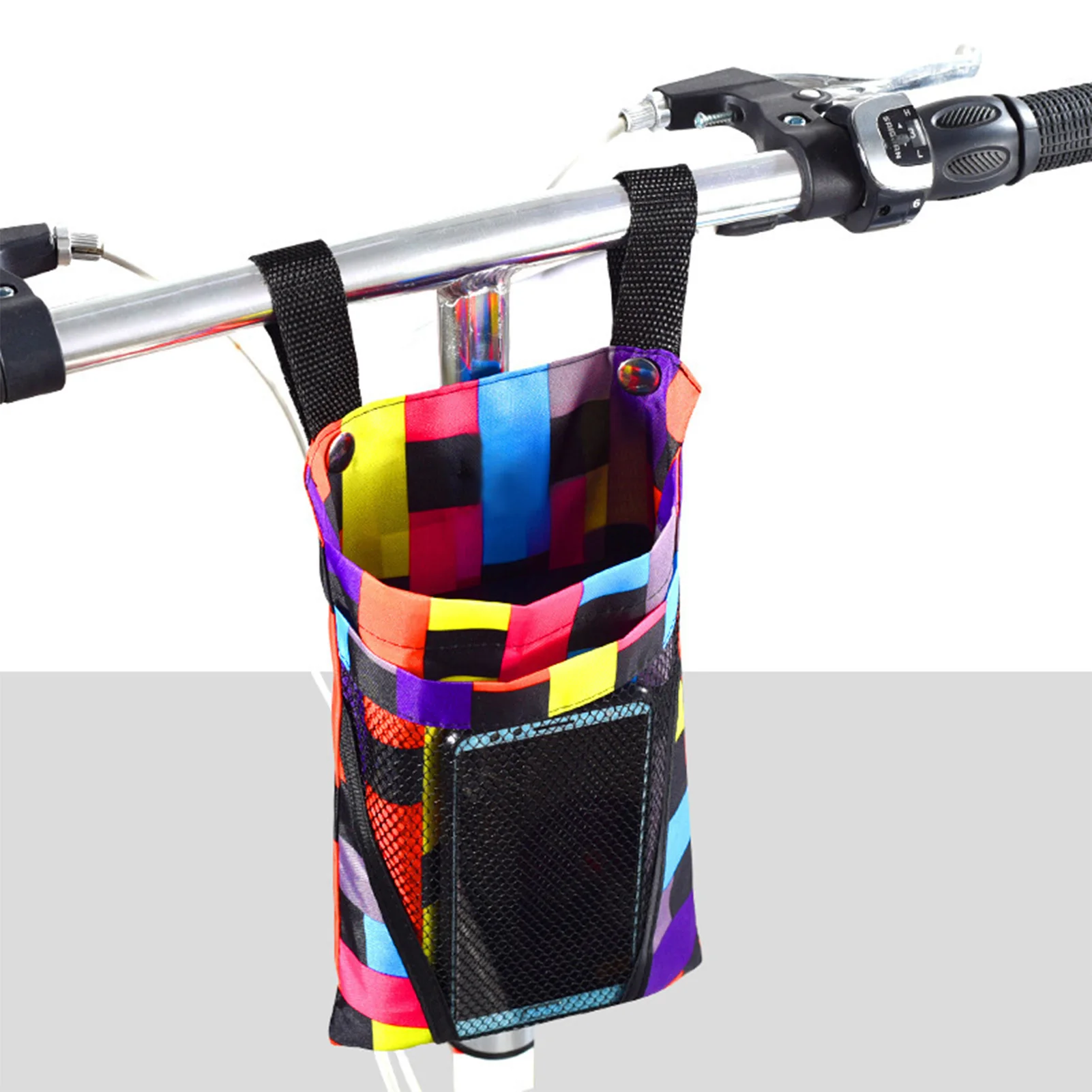 Bolsa de almacenamiento para manillar de bicicleta eléctrica montada en manillar