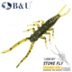 Vinilo Ninfa Stone Fly B&U para perca, trucha y lucioperca - imagen 5