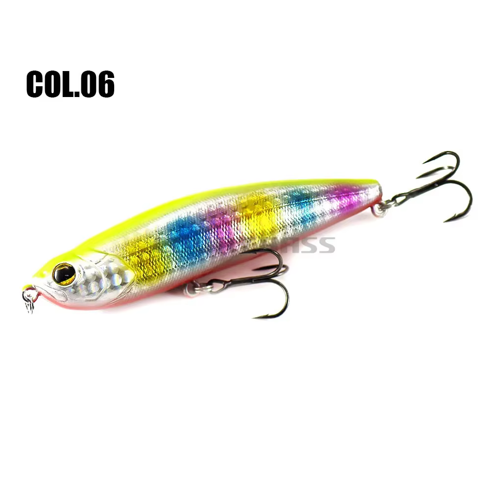 Señuelo Popper Flotante Countbass tipo Lápiz para Pesca en Superficie