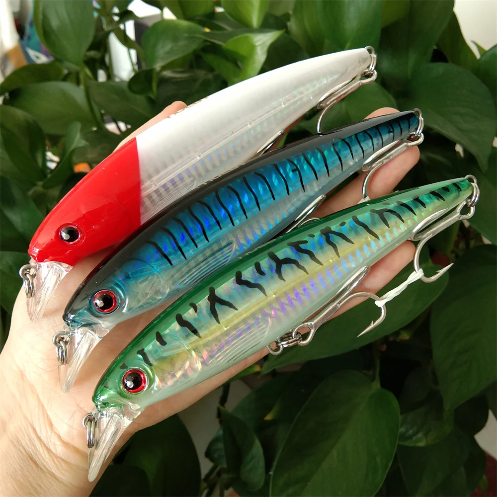 NOEBY Señuelo flotante tipo Minnow – duro para agua salada - imagen 4