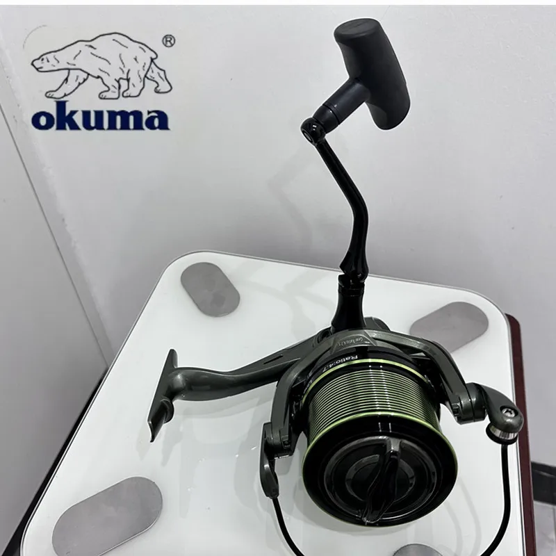 Carrete spinning Okuma 8000-12000 – Acero inoxidable para mar y río - imagen 4