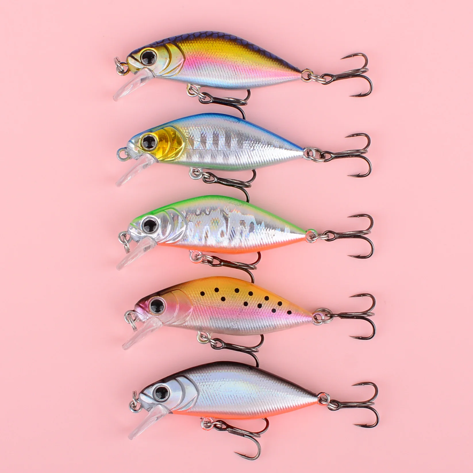 Micro Minnow Wobbler hundidor de lanzamiento largo para trucha y lubina - imagen 4