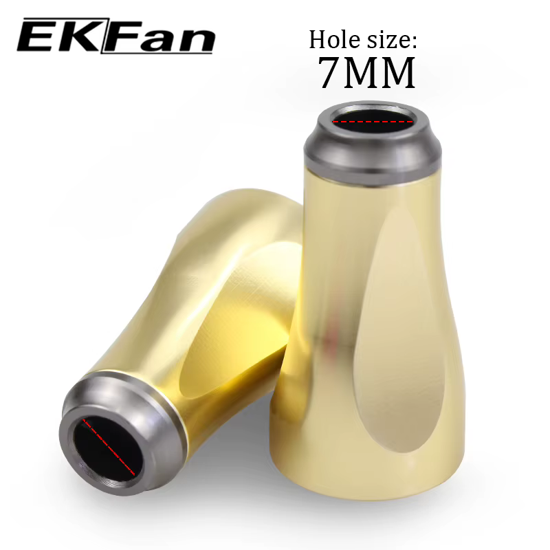 Perilla Manivela Carrete EKFan Aluminio – Compatible Shimano/Daiwa - imagen 2