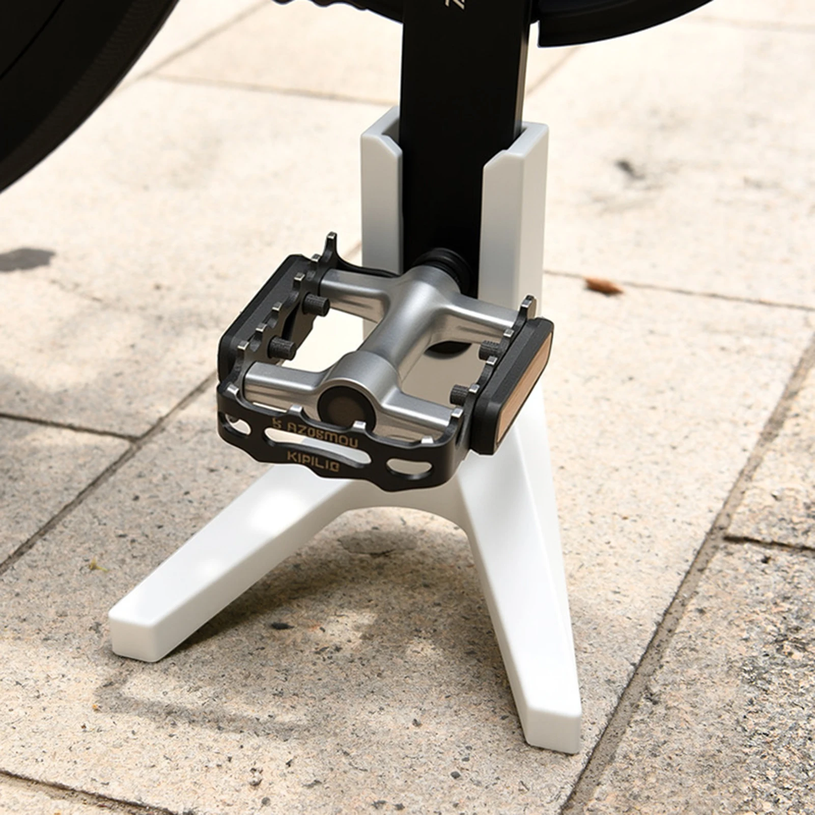 Soporte para bicicleta de montaña vista frontal