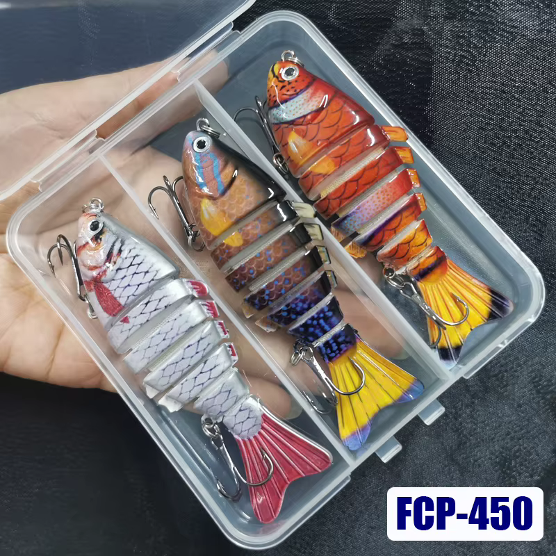 Señuelo multiarticulado para trucha y lubina - Sumergible profesional - imagen 5