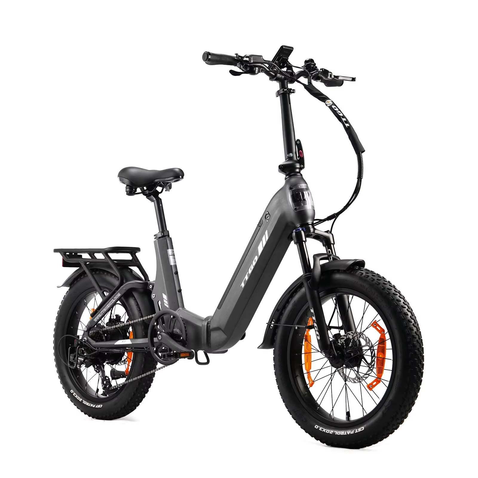 TTGO F7 Bicicleta Eléctrica Plegable 20" con Motor 70Nm y frenos hidráulicos