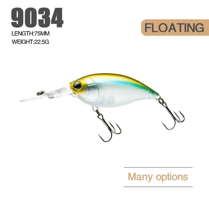 Señuelo flotante de 21g con sistema de bolas de tungsteno magnético