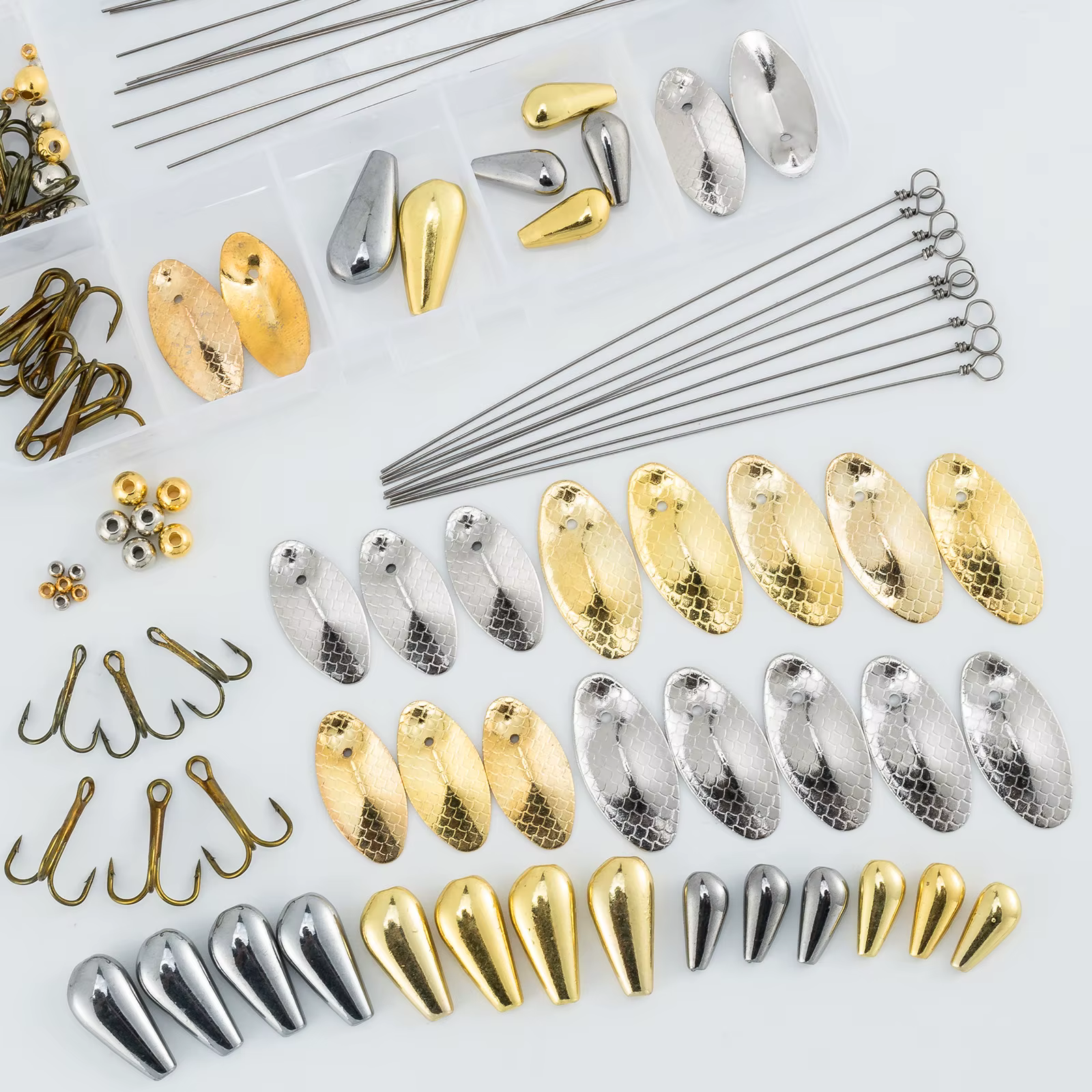 Kit spinnerbait para lubina – 120 uds pesca agua dulce - imagen 4