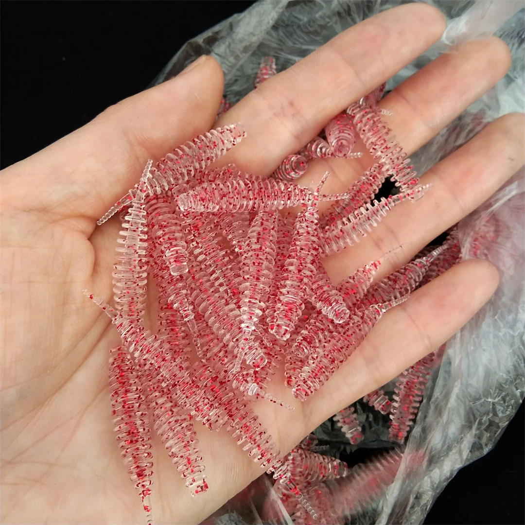 Swolfy Grub vinilo con cola de anzuelo jig para jigging - imagen 5