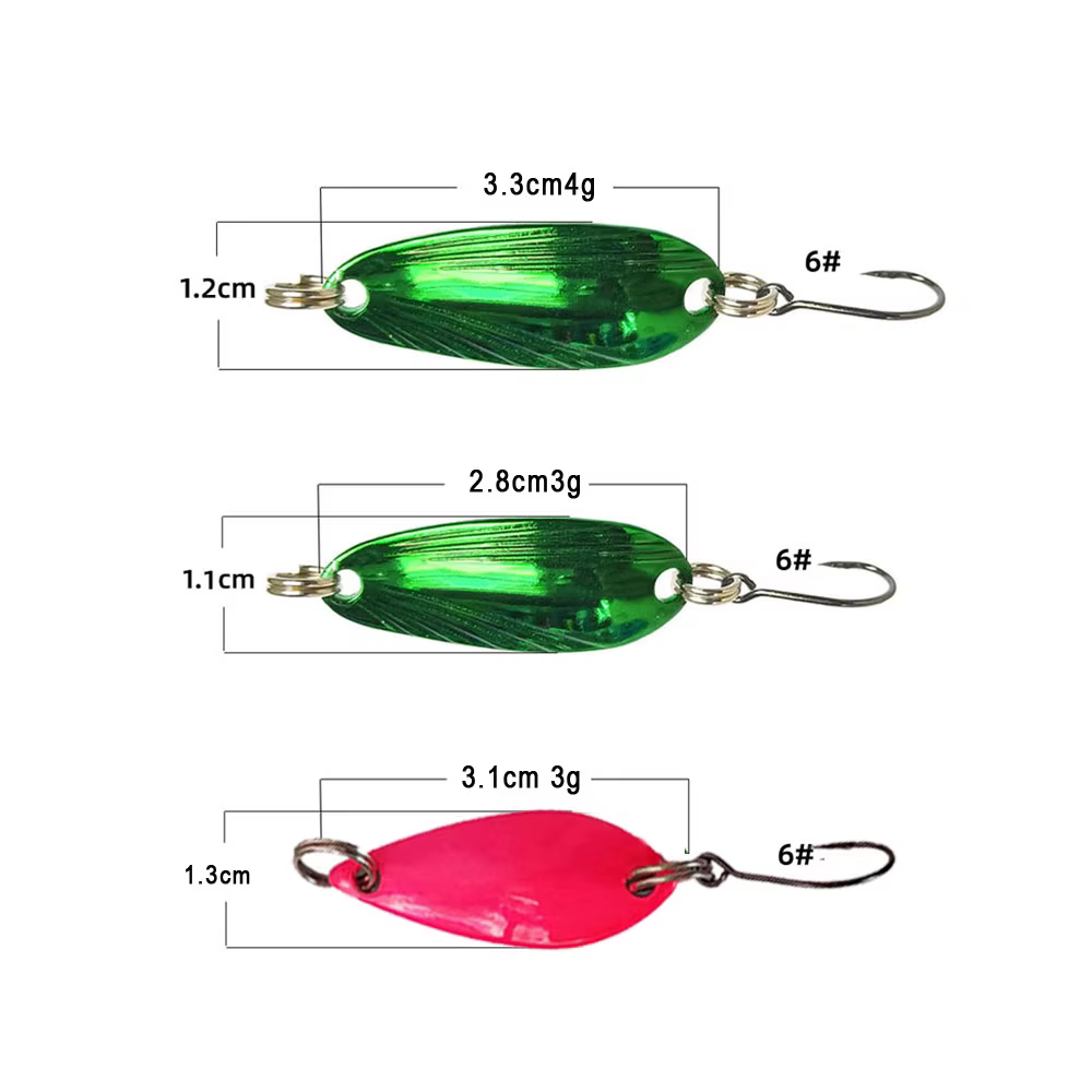 Balleo Cuchara de metal para lubina, lucio y pesca en hielo - imagen 2