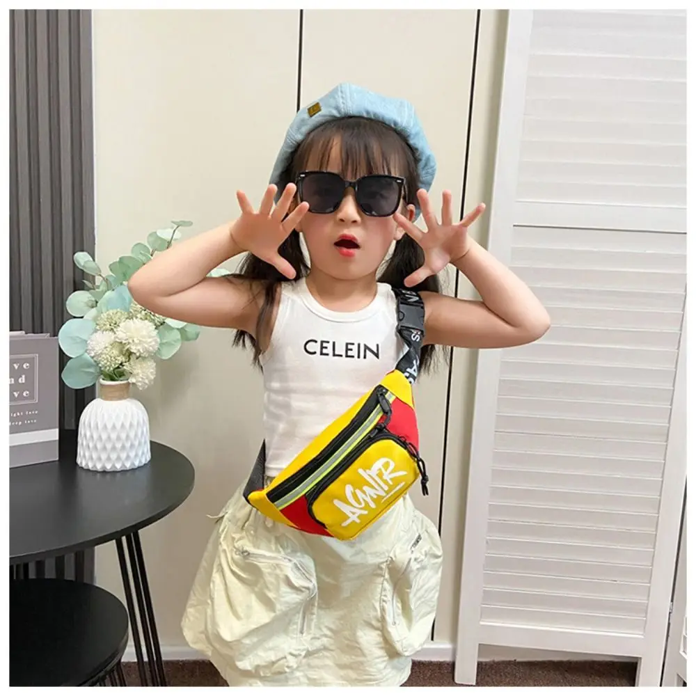Bolsa de cintura Oxford mini resistente para niñas con letras - imagen 2