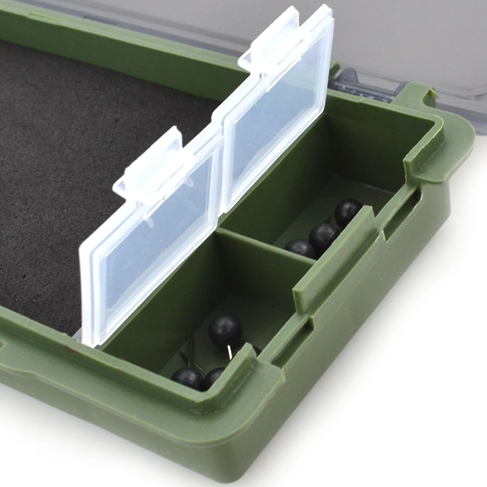 Hirisi Caja de Aparejos para Carpa – Tablero Pelo Rígido con Pines - imagen 5