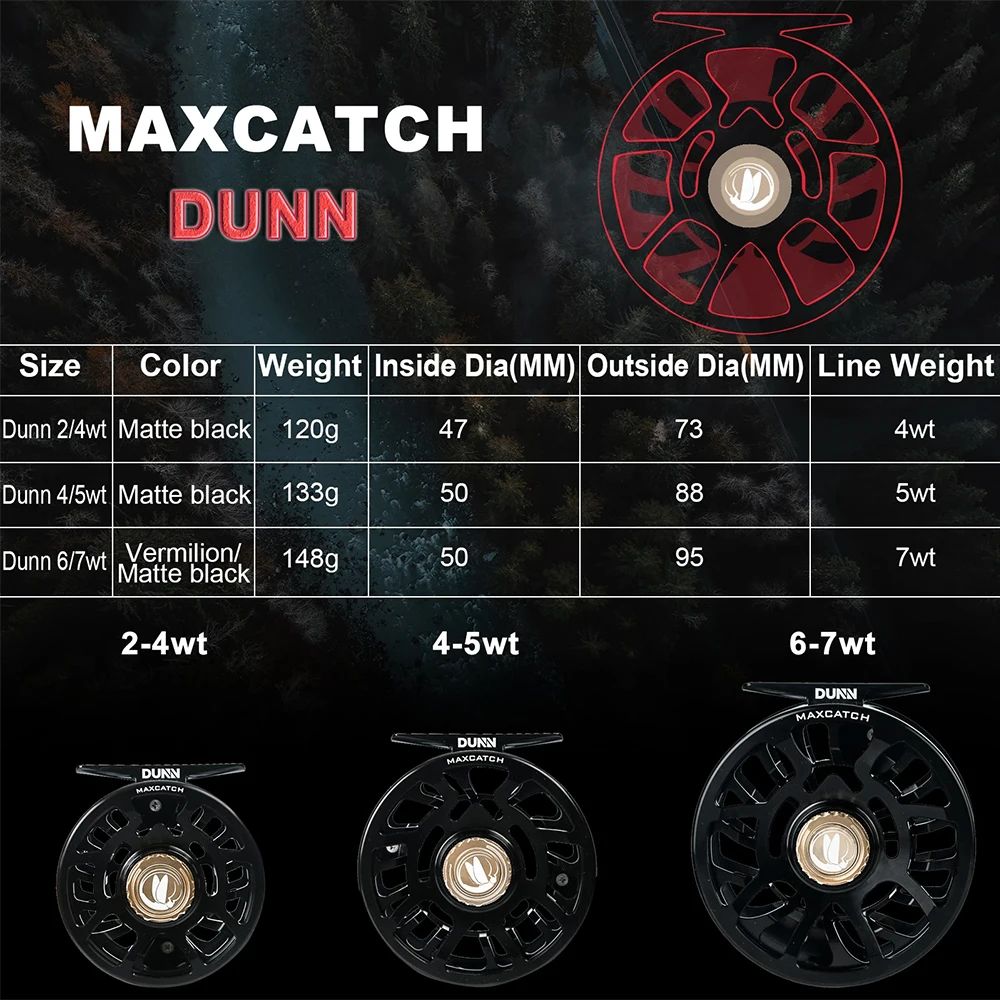 Carrete MAXCATCH Dunn con funda