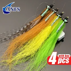 ANFS Crazy Charlie Flies moscas artificiales a mano con anzuelos
