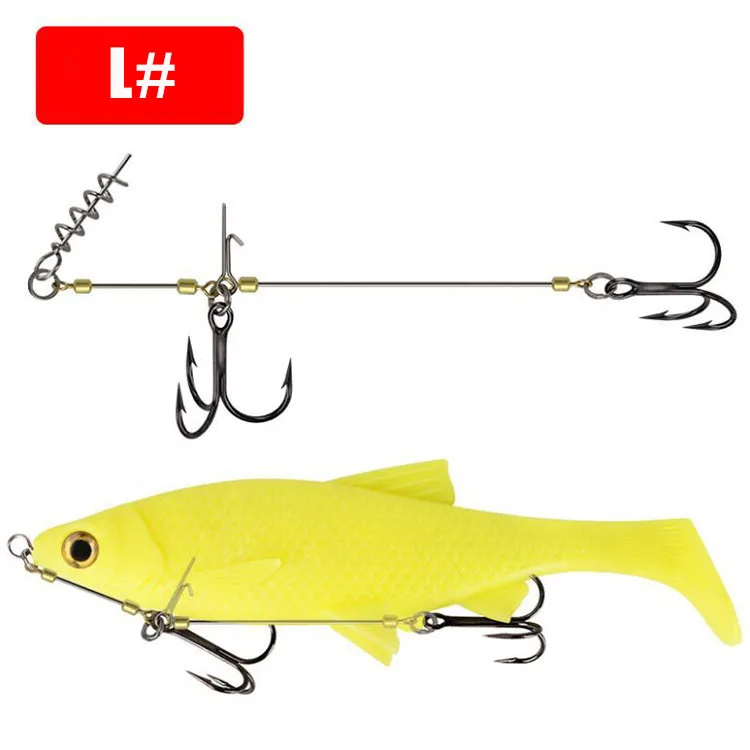 Waterboy Kit anzuelos triples – Rig tornillo para Lucio - imagen 4
