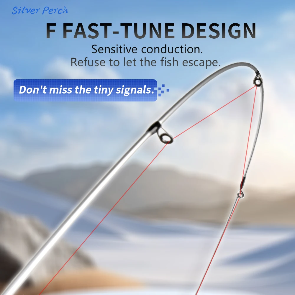 Caña ultraligera FISHINGFANS ORCA SLIVER PAINTING para crappie - imagen 4