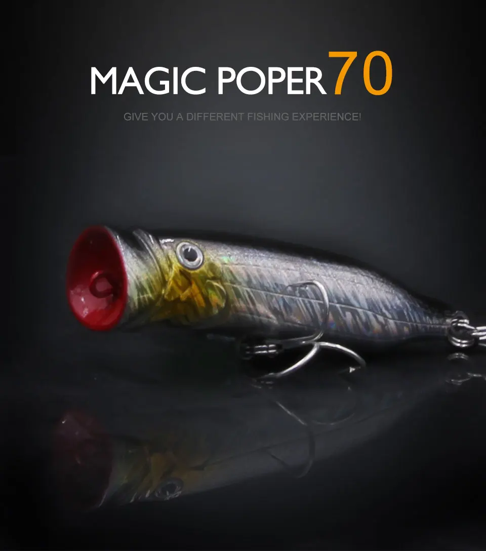 Popper topwater 70 mm