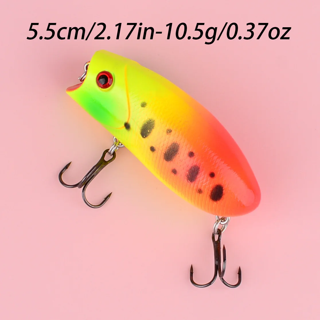 Señuelos Wobbler flotantes de plástico, tipo popper – para pesca - imagen 5